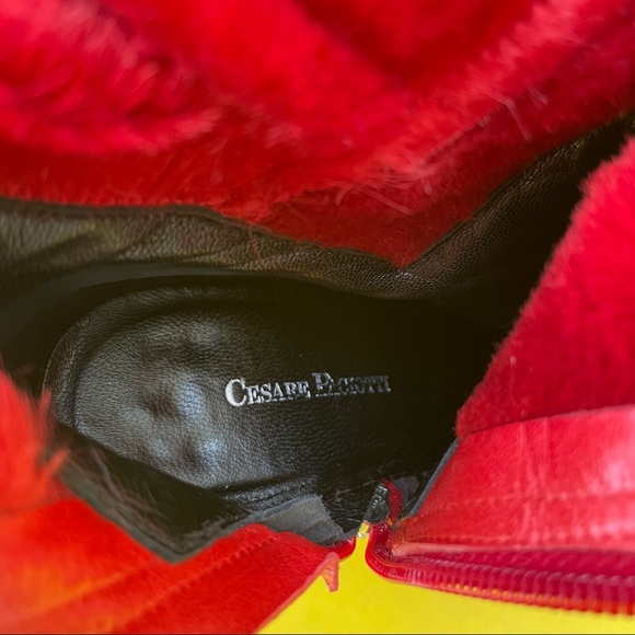 Vintage dark red Cesare Paciotti all leather boots - Picture 13 of 16